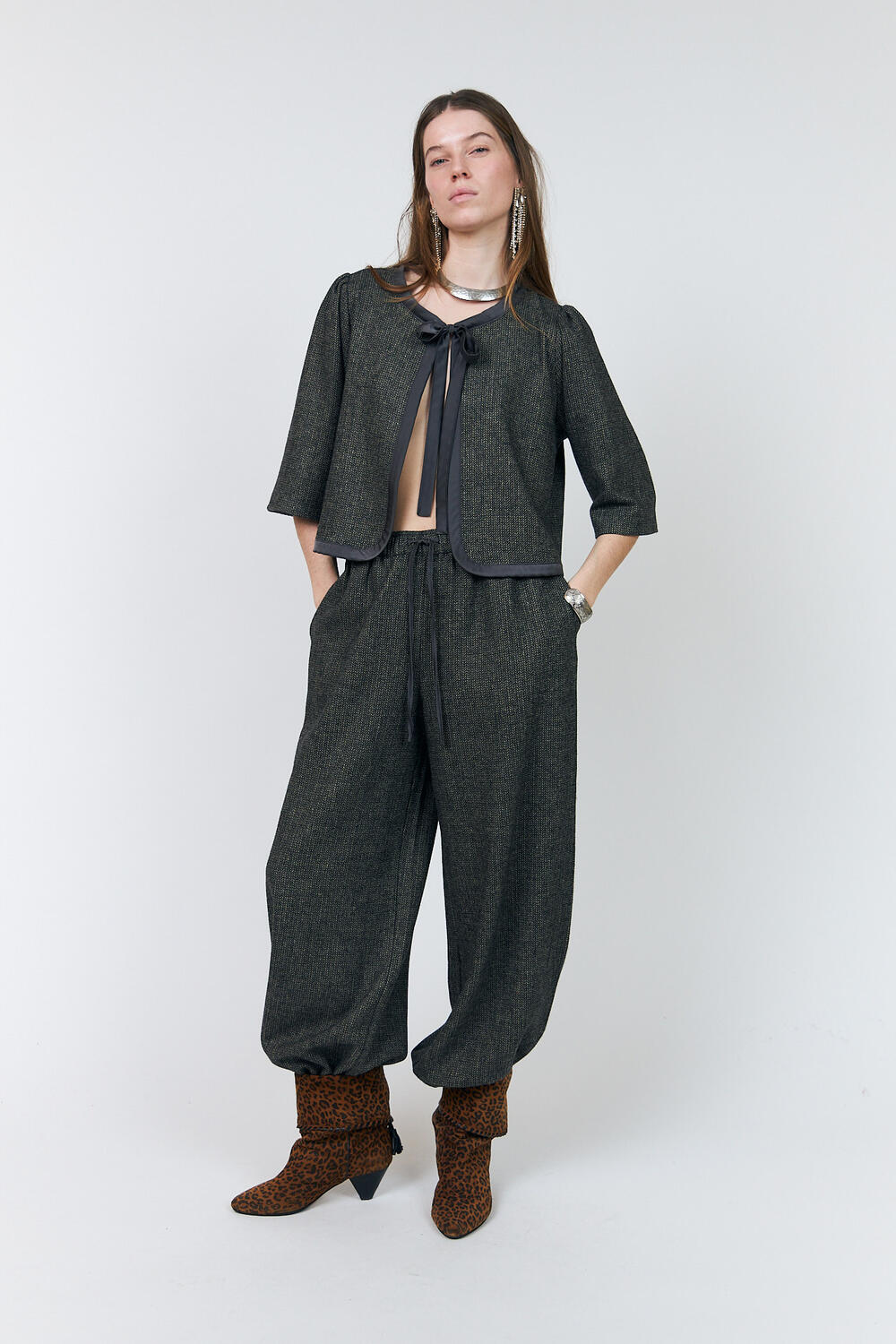 PiperLL bukser - 87 Dark Mokka